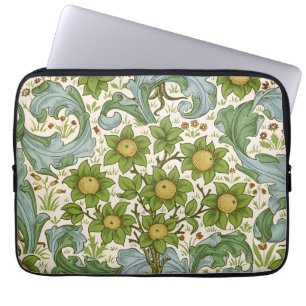 William Morris Orchard Green Floral Art Laptop Sleeve
