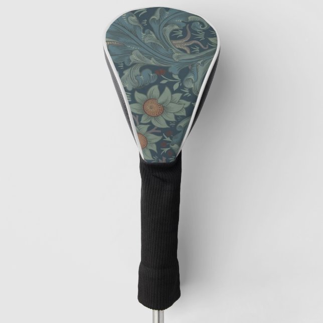 William Morris Orchard Pattern Art Golf Head Cover (Front)