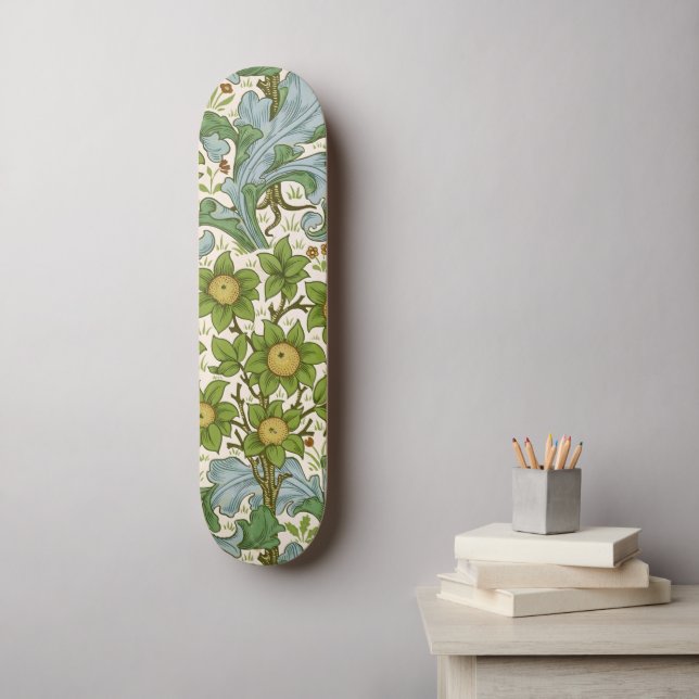 William Morris' Orchard Pattern Art Nouveau Skateboard (Wall Art)