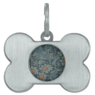 William Morris Orchard Pattern Art Pet Tag