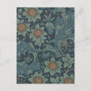 William Morris Orchard Pattern Art Postcard