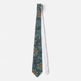 William Morris Orchard Pattern Art Tie