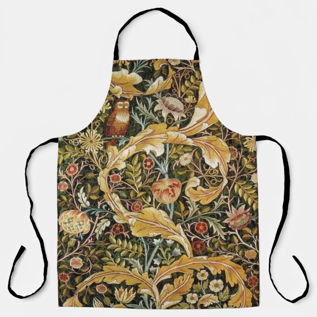 William Morris Owl an Acanthus Apron (Front)