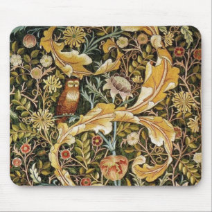 William Morris Owl an Acanthus Mouse Mat