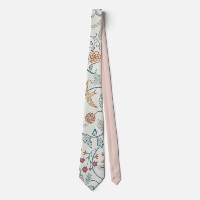 William Morris - Owl and Berries Wallpaper Tie (Front)