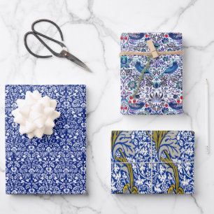 William Morris Pack 5 Wrapping Paper Sheets
