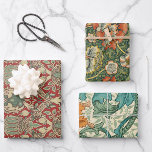 William Morris Pack 7 Wrapping Paper Sheets