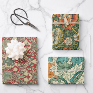 William Morris Pack 7 Wrapping Paper Sheets