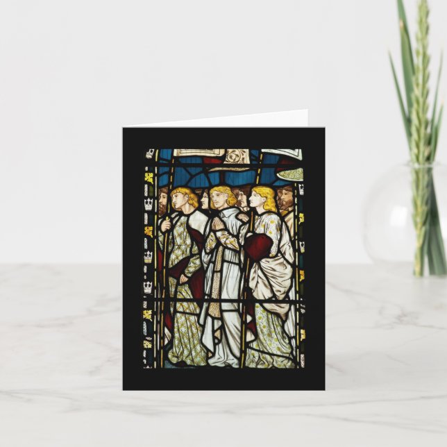 William Morris painting, All Saints Card (Front)