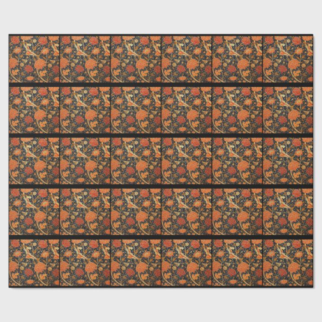 William Morris pattern, Cray, Wrapping Paper (Seam)