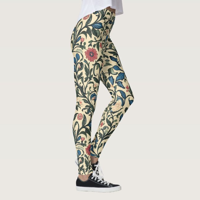 William Morris Pattern  Leggings (Right)