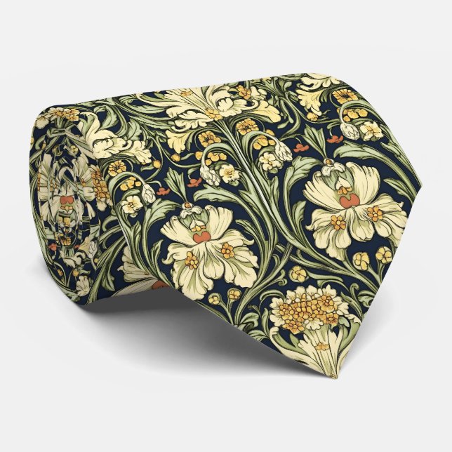 William Morris Pattern Tie (Rolled)