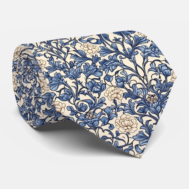 William Morris Pattern Tie (Rolled)
