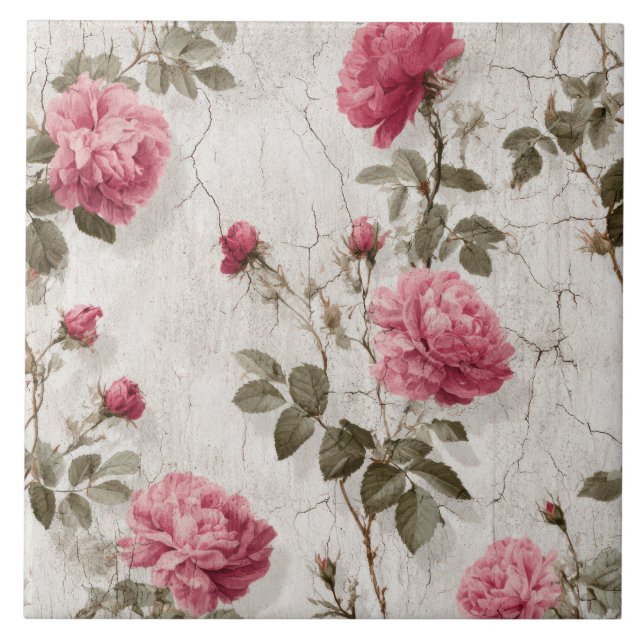 William Morris Pattern Tile (Front)