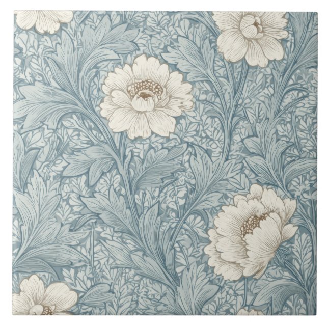 William Morris Pattern Tile (Front)