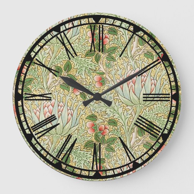 William Morris Pattern Wall Clock (Front)