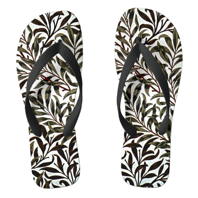William Morris pattern, Willow Bough Flip Flops (Footbed)