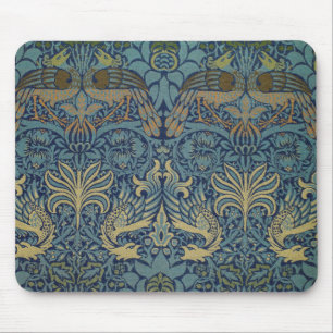 william morris Peacock and Dragon Mouse Mat