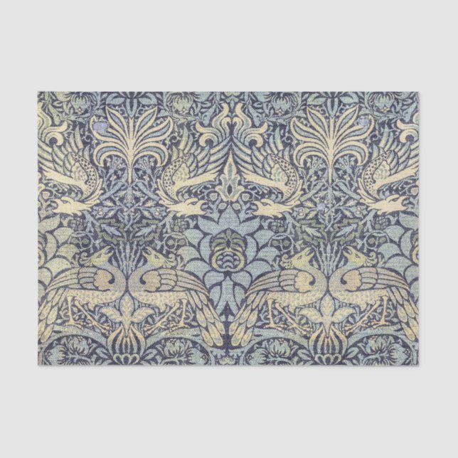 William Morris Peacock and Dragon Tissue Paper (Front)