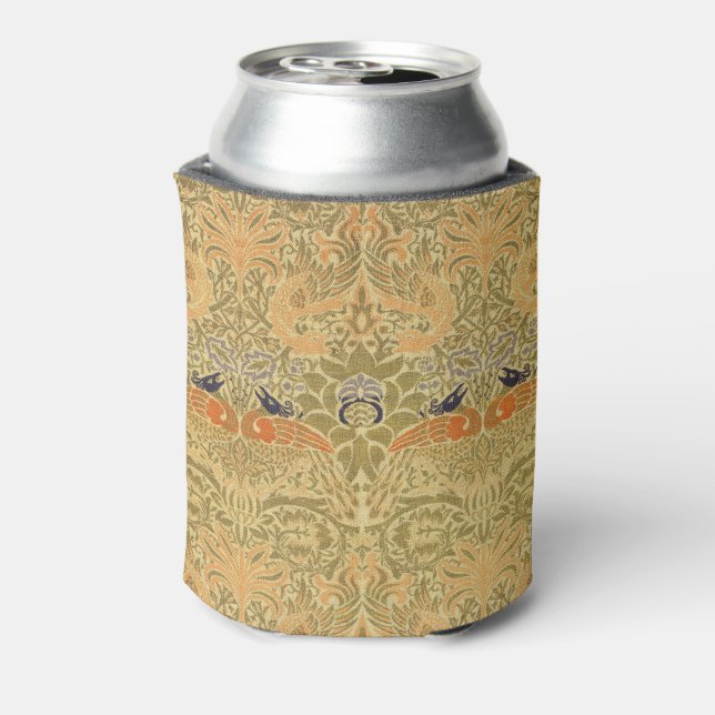 William Morris Peacock & Dragon Arts & Crafts Can Cooler (Can Back)