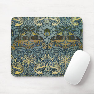 William Morris Peacock Dragon Classic Mouse Mat