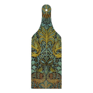 William Morris Peacock Dragon Wallpaper  Cutting Board