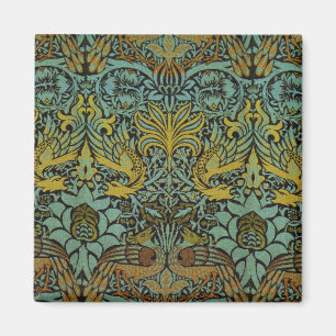 William Morris Peacock Dragon Wallpaper Magnet
