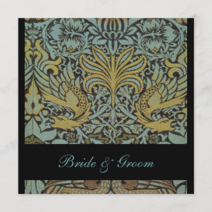William Morris Peacocks Wedding Invitations