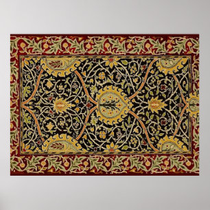 William Morris Persian Carpet Art Print Design