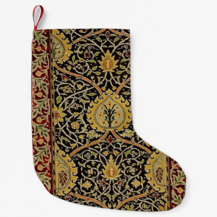 William Morris Persian Carpet Art Print Design Small Christmas Stocking