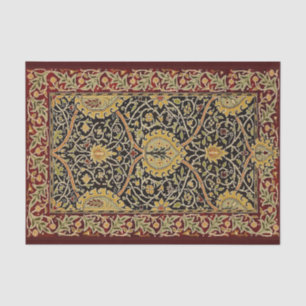 William Morris Persian Carpet Art Print Design Tissue Paper