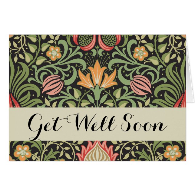 William Morris Persian Floral Antique (Front Horizontal)