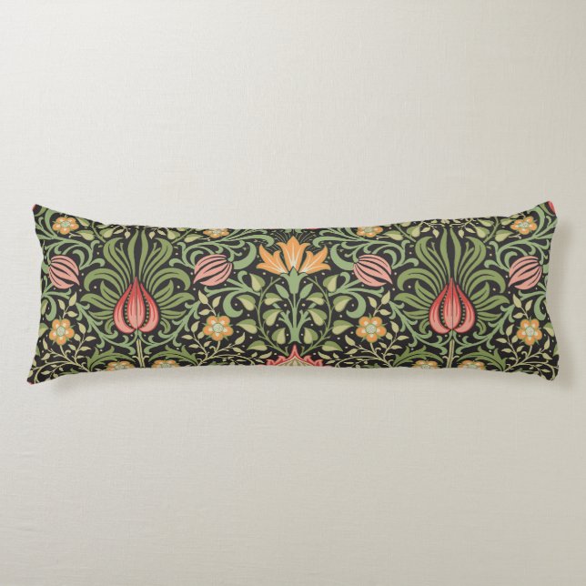 William Morris Persian Floral Antique Body Cushion (Front)