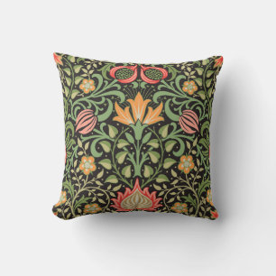 William Morris Persian Floral Antique Cushion