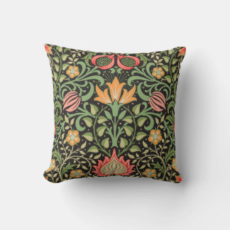 William Morris Persian Floral Antique Cushion