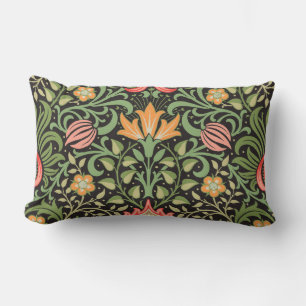 William Morris Persian Floral Antique Lumbar Cushion