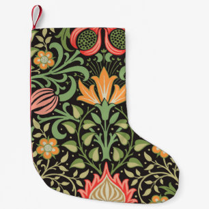 William Morris Persian Floral Antique Small Christmas Stocking