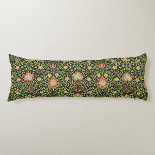 William Morris Persian Floral Botanical Design Body Cushion