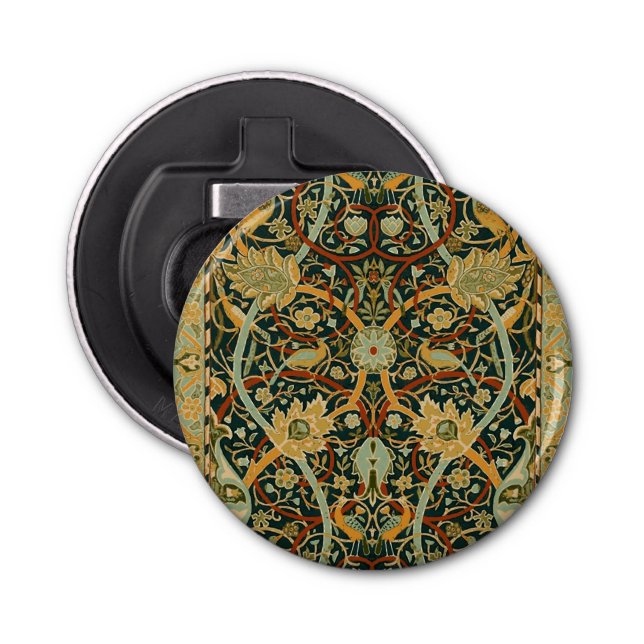 William Morris Persian Oriental Carpet Art Bottle Opener (Front)