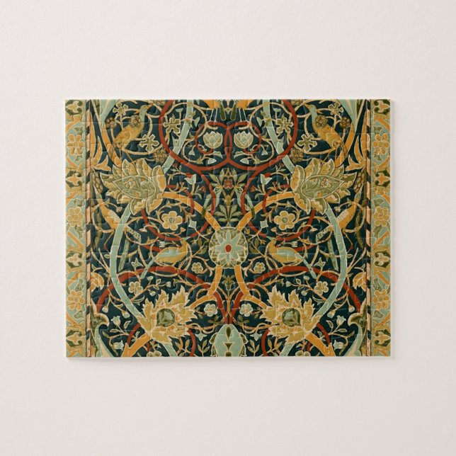 William Morris Persian Oriental Carpet Art Jigsaw Puzzle (Horizontal)
