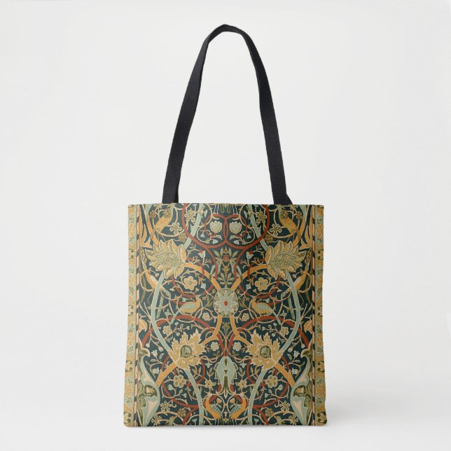 William Morris Persian Oriental Carpet Art Tote Bag (Front)
