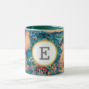 William Morris PERSONALIZED INITIAL Mug