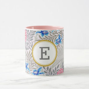 William Morris PERSONALIZED INITIAL Mug