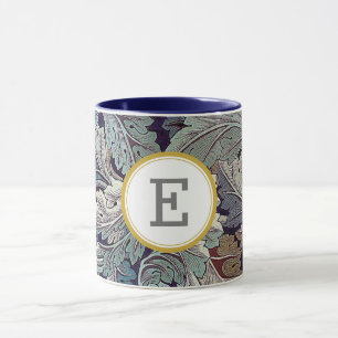 William Morris PERSONALIZED INITIAL Mug