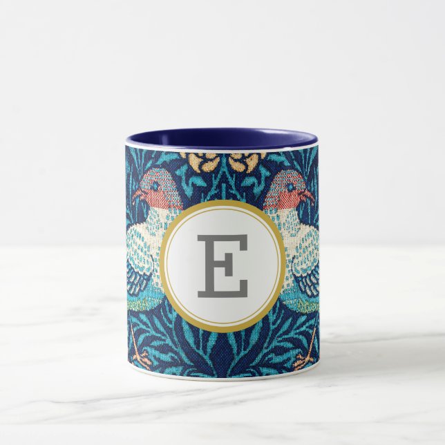 William Morris PERSONALIZED INITIAL Mug (Center)
