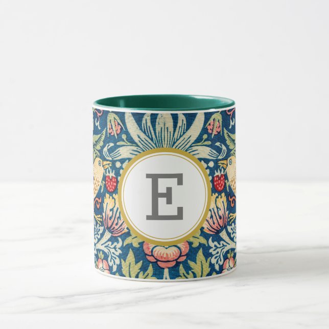 William Morris PERSONALIZED INITIAL Mug (Center)