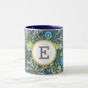 William Morris PERSONALIZED INITIAL Mug