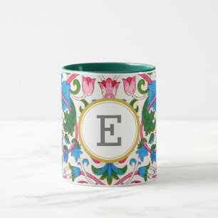 William Morris PERSONALIZED INITIAL Mug