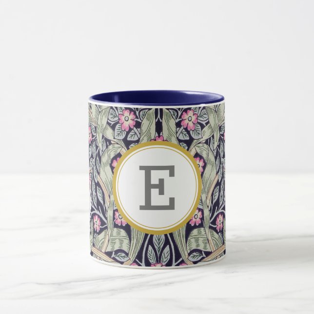 William Morris PERSONALIZED INITIAL Mug (Center)