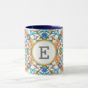 William Morris PERSONALIZED INITIAL Mug